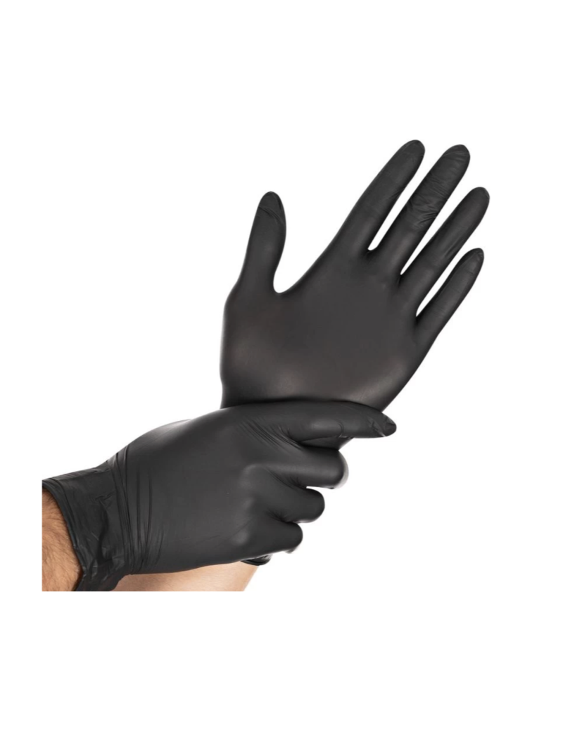 Medika gants nitrile noir - Produits d'entretien