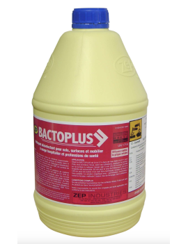 Nettoyant désinfectant pour sols surfaces et mobilier - Zep Bactoplus - Produits d'entretien