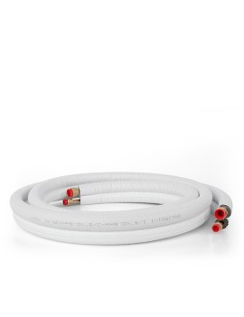 Couronne Cuivre Double Isolé 1/4-3/8 3m Flare - Cuivre frigorifique / condensat