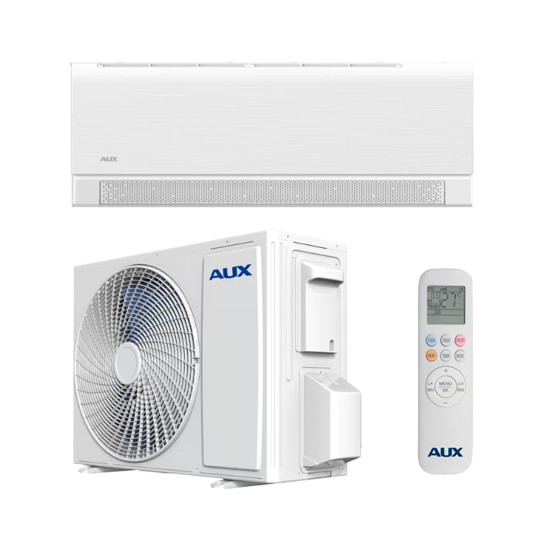 Climatiseur AUX split mural A+++ blanc – 9 000 à 24 000 BTU – BourbonClim La Réunion